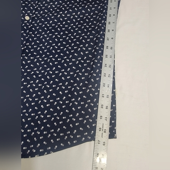 Julian & Mark Men's Large Tall Ryan Geo Dot Print Long Sleeve Button Up Shirt - Picture 11 of 14